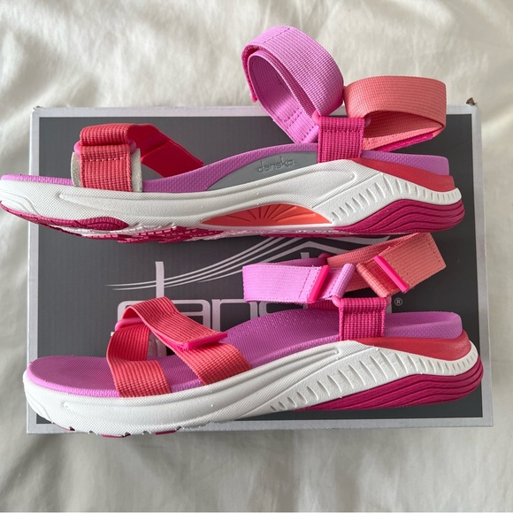 🍓 Dansko Racquel Strawberry Pink 39 NIB New 💖 - Picture 4 of 7